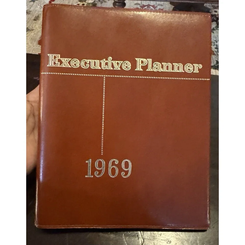 Eatons At A Glance Executive Planner 1967 Vintage Calendar Appointment Used